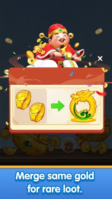 Merge identical gold watches into a rare dragon ring